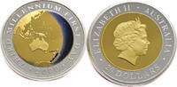 Australia 20 Dollars Third Millennium First Day - Elizabeth II - Gold / Silver -