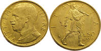 Italy 50 Lire Vittorio Emanuele III - Gold -