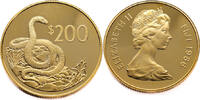 Fiji 200 Dollars Snake, Elizabeth II - Gold -