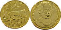 Zaire 100 Zaires Mobutu - Leopard - Gold - Rare -