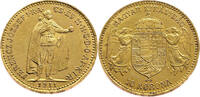 Hungary 10 Korona 1911 Franz Joseph I - Gold SUP / FDC