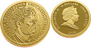 Cook Islands 10 Dollar Knut Hamsun - 1/25 Oz. -