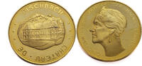 Luxembourg 40 Francs Chateau Fischbach - Gold -