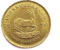 South-Africa 1/10 Krugerrand 1990 Gold unz (unzirculated) 499,00 EUR  + 14,95 EUR frais d'envoi