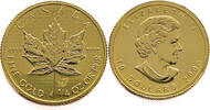 Canada 10 Dollars M7 privy Mark - Maple leaf 1/4 Oz. - Gold -