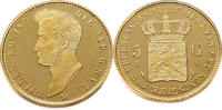 Nederland 5 Gulden 1827-U Willem I - Gold  440,00 EUR  + 14,95 EUR frais d'envoi