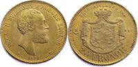 Sweden 20 Kroner Oscar II - Gold -
