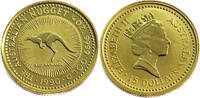 Australia 15 Dollars 1990 Elizabeth II - Kangaroo - Gold UNC (Uncirculated) 489,00 EUR  + 14,95 EUR frais d'envoi
