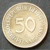 BRD 50 Pfennig S.107.2 / K-N / Kulturfrau beim Pflanzen eines Eichensetzlings -