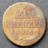 Österreich 1 Kreuzer K / Gekrönter Doppeladler - Wert -