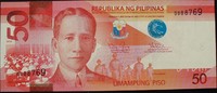 Philippinen 50 Piso 2010 P.207 a kfr 4,50 EUR  + 6,00 EUR frais d'envoi