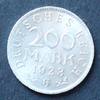 Weimarer Republik 200 Mark S.27 / Al / Reichsadler, Umschrift "Einigkeit und Recht und Freiheit" -
