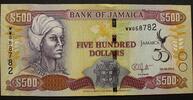 Jamaika 500 Dollars 6.8.2012 P. 91 / GBN / 50 Jahre Unabhängigkeit kfr 17,00 EUR  + 9,00 EUR frais d'envoi