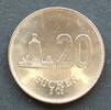 Ecuador 20 Sucres S.87 / E, N galv. / Staatswappen - Monolith -