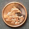 Tokelau 1 Cent Bro / Elizabeth II. - Fliegender Fisch -