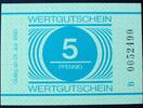 DDR - Gefängnisgeld 5 Pfennig MDI-35 / Wertgutschein / Serie B -