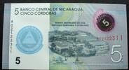 Nicaragua 5 Cordobas 23.10.2019 P.219 / Polymer kfr 3,80 EUR  + 6,00 EUR frais d'envoi