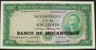 Mosambik 100 Escudos 27.3.1961 P.117 a unc 3,00 EUR  + 8,00 EUR frais d'envoi