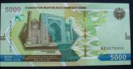 Usbekistan 5.000 Som 2021 P. 88 kfr 3,40 EUR  + 6,00 EUR frais d'envoi