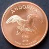Andorra 1 Centim 999er Kupfer - 1 Unze / Staatswappen - Adler -
