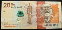 Kolumbien 20.000 Pesos P.461 a / Serie AA -