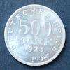 Weimarer Republik 500 Mark S.28 / Al / Reichsadler, Umschrift Einigkeit und Recht und Freiheit -