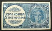 Tschechoslowakei 1 Koruna P. 58 a -