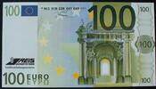 Deutschland 100 Euro Reis / Musterbanknote -