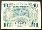 Rheinland-Pfalz 10 Pfennig Ros. 212 / Serie B -