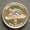 St. Helena + Ascension 5 Pence 2006 K-N / Elizabeth II. Stgl 4,20 EUR  + 6,00 EUR frais d'envoi