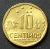 Peru 10 Centimos 2000 S.104 / Me / Staatswappen - V&ouml;gel als Flachrelief ... 1,50 EUR  + 8,00 EUR frais d'envoi