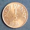 Guernsey 1/2 New Penny 1971 S. 17 / Bro / Wappensiegel - Wertangabe Stgl 5,00 EUR  + 10,00 EUR frais d'envoi