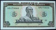 Haiti 1 Gourde 1989 P. 253 kfr 5,00 EUR  + 10,00 EUR frais d'envoi