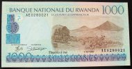 Ruanda 1.000 Francs 1.12.1998 P. 27 kfr 9,00 EUR prix TTC + 9,00 EUR frais d'envoi