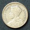 Neuseeland 3 Pence S.1 / 500er Silber, 1,41g / George V. - Kriegskeulen der Maori -