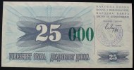 Bosnien-Herzegowina 25.000 Dinara P. 54 c / Sarajevo -