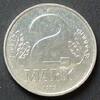 DDR 2 Mark S.16 / Al / Staatswappen - Wert zwischen Eichenblättern -