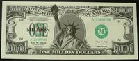 USA 1 Mio. Dollars Werbe- oder Scherzbanknote -