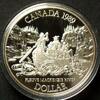 Kanada 1 Dollar S.160 / 500er Silber, 23,3276g / Elizabeth II. - Expedition auf Mackenzie River -