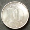 DDR 10 Pfennig S.10 / Al / Staatswappen - Wertangabe, darüber Eichenblatt -