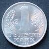 DDR 1 Deutsche Mark S.14 / Al / Staatswappen - Wert zwischen Eichenblättern -