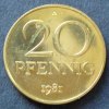 DDR 20 Pfennig S.11 / Me / Staatswappen - Wertangabe -