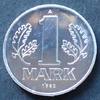 DDR 1 Mark S.15 / Al / Staatswappen - Wert zwischen Eichenblättern -