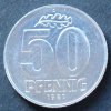 DDR 50 Pfennig S.12 / Al / Staatswappen - Wertangabe, darüber Eichenblatt -