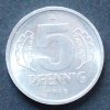 DDR 5 Pfennig S.9 / Al / Staatswappen - Wertangabe, zwischen Eichenzweigen -