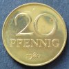 DDR 20 Pfennig S.11 / Me / Staatswappen - Wertangabe -