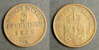 DR - Preussen 3 Pfennige 1872 A AKS 106 / K / Gekr&ouml;nter Wappenschild mit... 9,00 EUR  + 10,00 EUR frais d'envoi