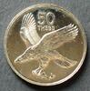 Botswana 50 Thebe S.8 / K-N / FAO / Staatswappen - Afrikanischer Schreiseeadler -