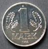 DDR 1 Mark S.15 / Al / Staatswappen - Wert zwischen Eichenblättern -