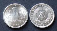 DDR 1 Pfennig S.8 / Al / Staatswappen - Wertangabe, zwischen Eichenzweigen -